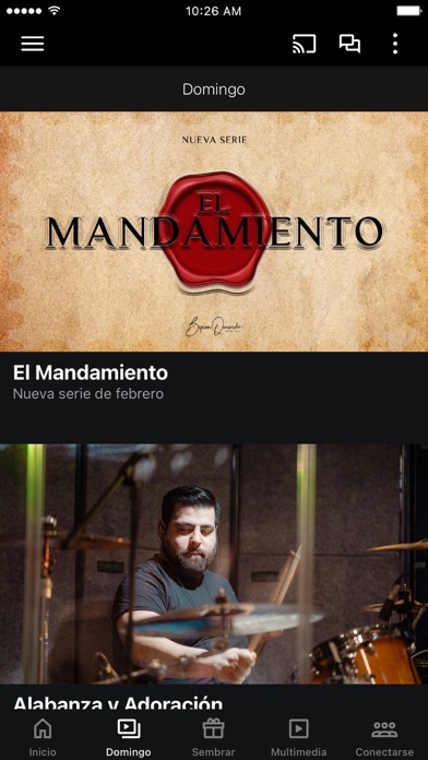 Ministerios Restauración Screenshot