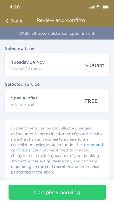 Bello Haven Salon Screenshot