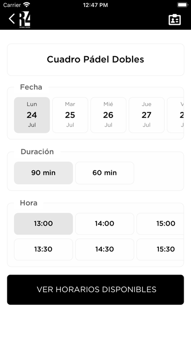 R4 Padel Center Screenshot