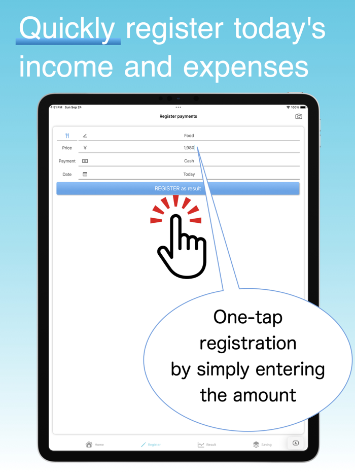 Money Tracker with Saving