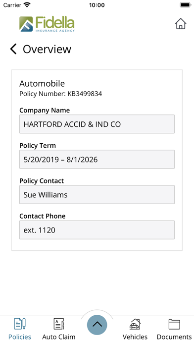 Fidella Insurance 365 Screenshot