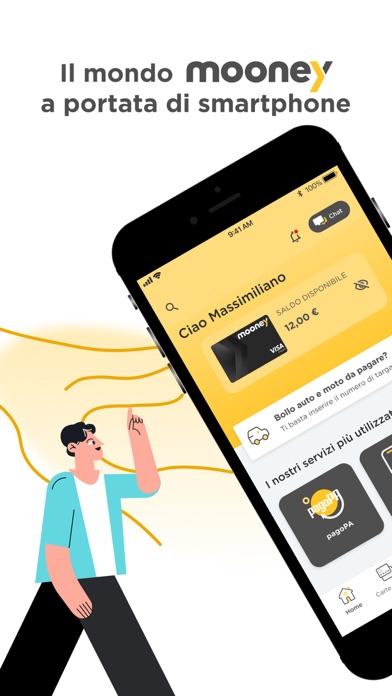 Screenshot #1 pour Mooney App: pagamenti digitali