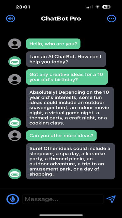 ChatBot Pro - AI Chat Bot Screenshot