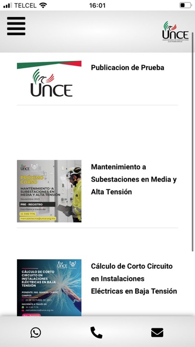UNCE Screenshot