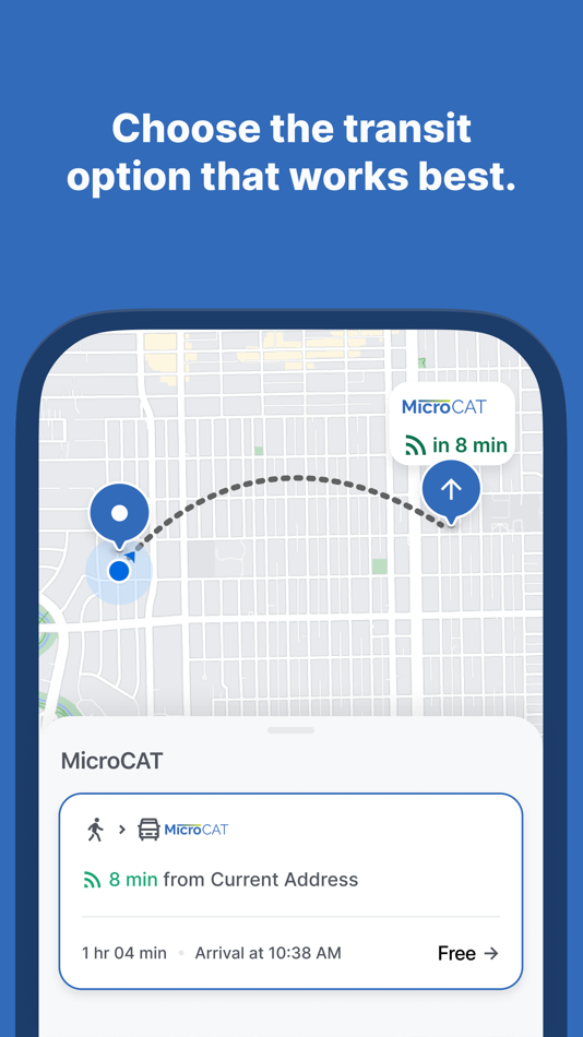 #2. MicroCAT Powered by Via (iOS) Podle: Via Transportation, Inc.