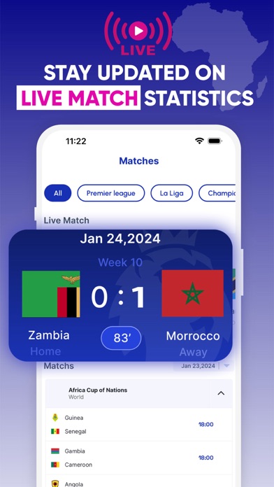 Screenshot #1 pour Drama live : Kora Soccer Plus