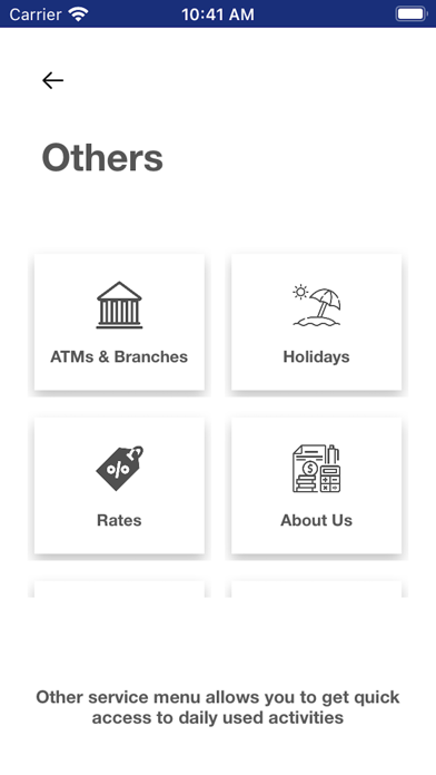 Sarvodaya Bank Mobile Banking Screenshot