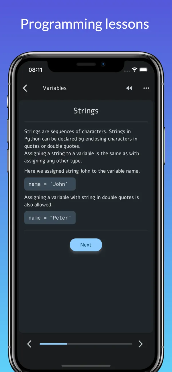 #2. Learn programming - Codesy (iOS) Ved: Cloudbit d.o.o.