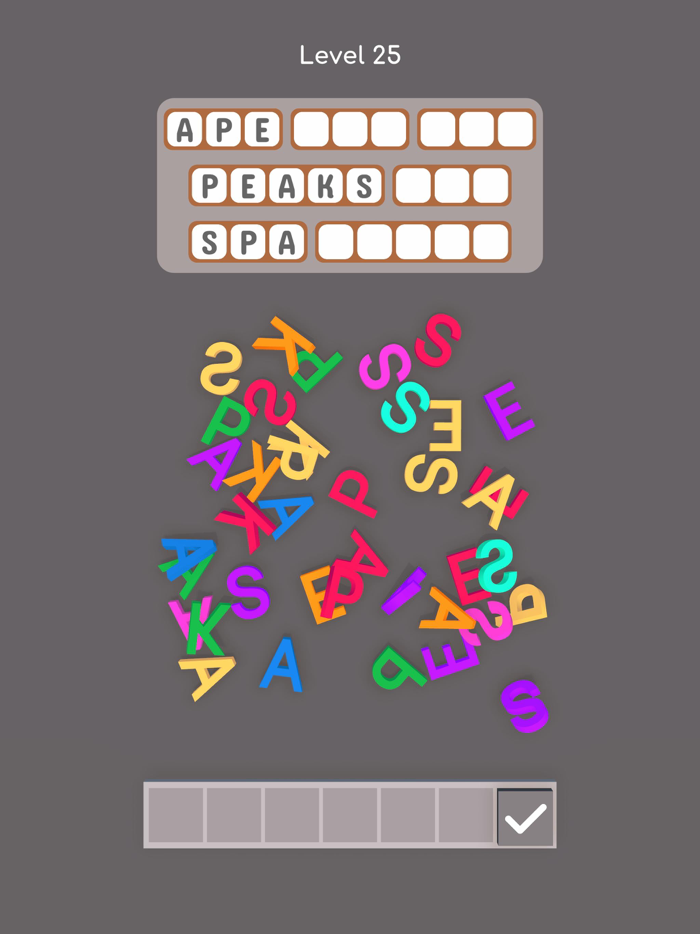 Letter Mix Match and Find Words