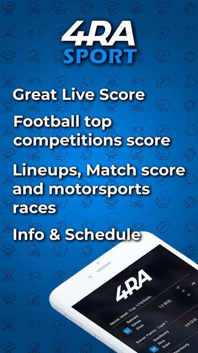 4RA Live Sports Events Screenshot