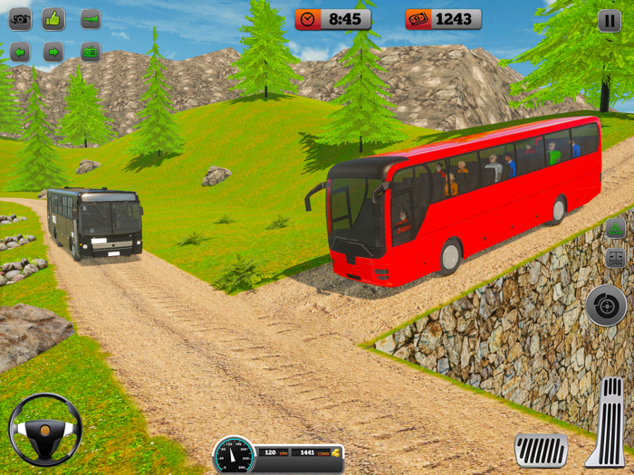 driving offroad bus challenge