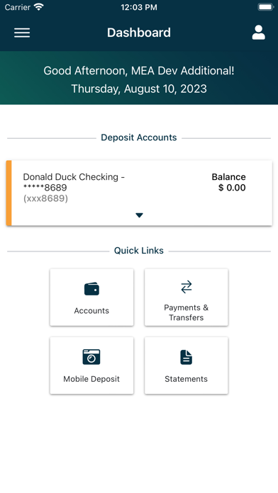 Dayspring Biz Mobile Banking Screenshot