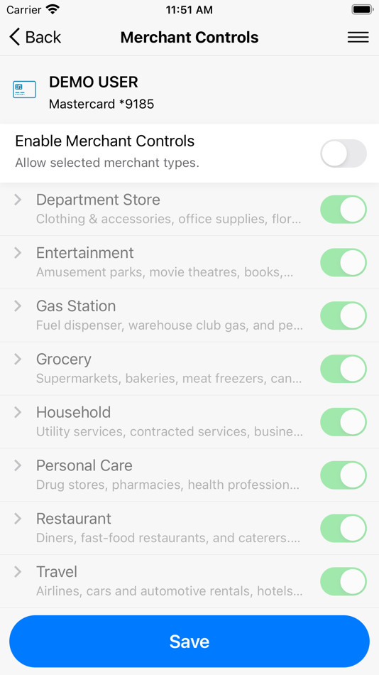 #2. IECU Card Controls (iOS) 由: Industrial Employees CU