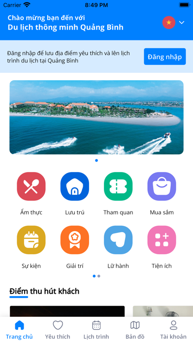 Screenshot #1 pour Quang Binh Tourism