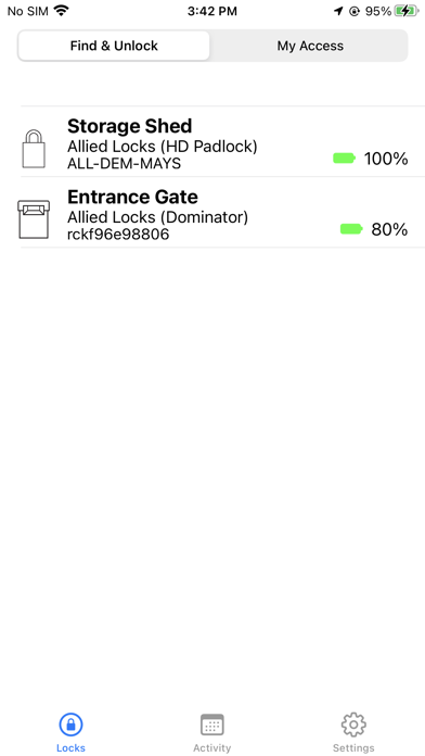 RockIT Lock Screenshot
