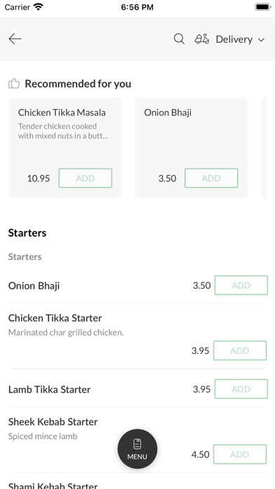 Roti Restaurant. Screenshot