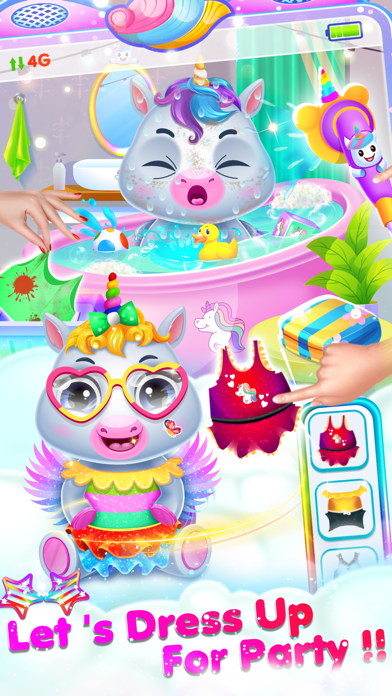 Cute Unicorn Daycare Toy Phone Screenshot