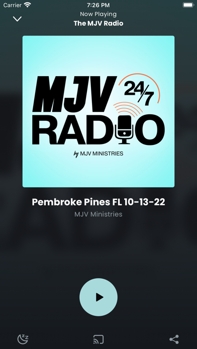 The MJV Radio Screenshot