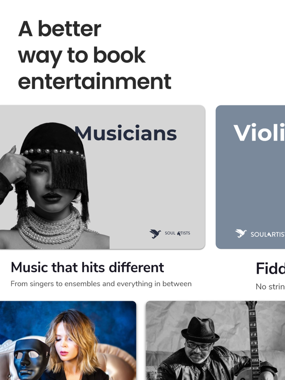 Screenshot #4 pour Soul Artists - Book Live Acts