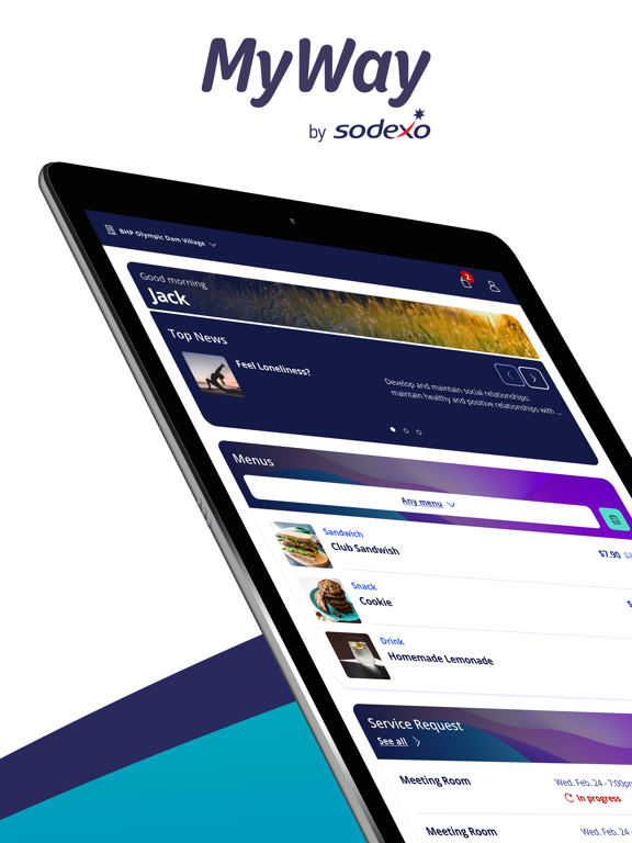 MyWay by Sodexo iPad screenshot