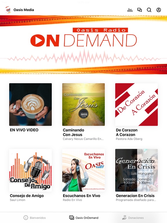 Oasis Media iPad screenshot 2 - Education app