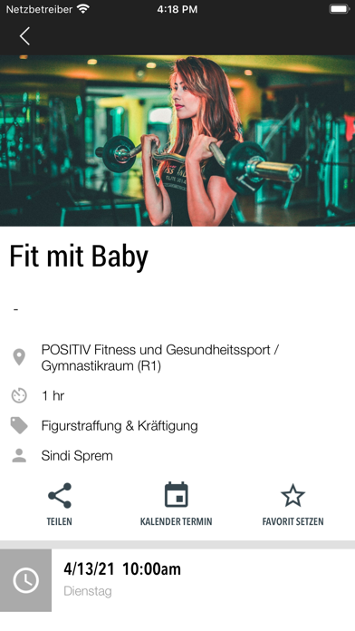 POSITIV Fitness & Gesundheit Screenshot