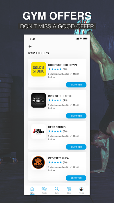 CairoGymsApp Screenshot