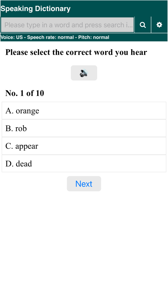 #4. Speaking Dictionary (iOS) 由: VS Computing Company Limited