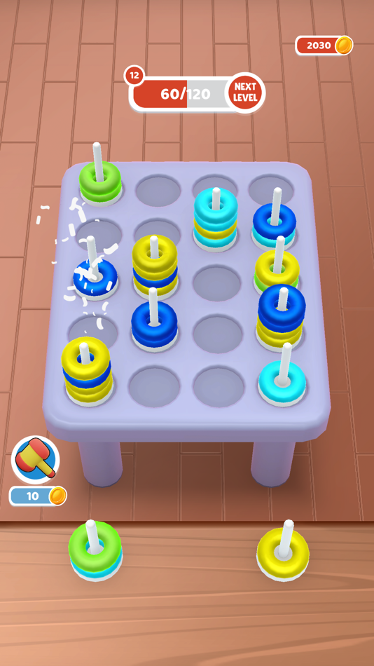 #3. Torus Sort (iOS) 由: 3A YAPIM VE YAZILIM DANISMANLIK LIMITED SIRKETI