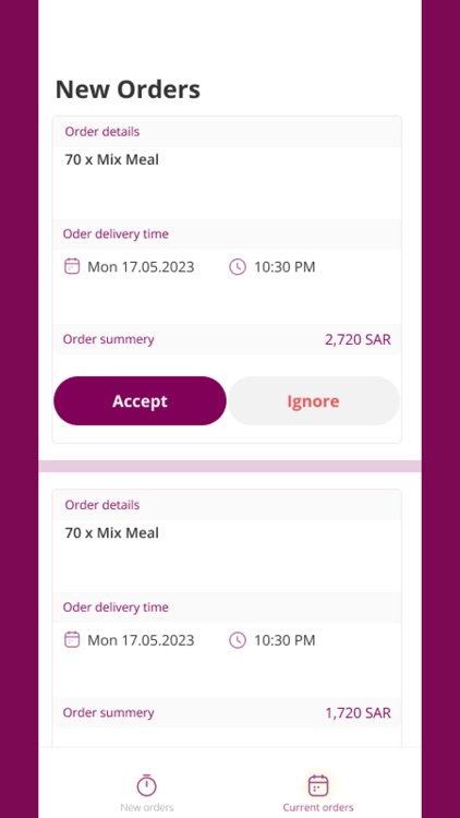 Business Meal For Providers