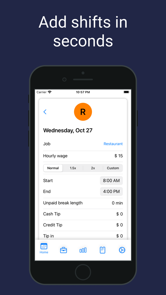 #5. Tip Tracker° (iOS) By: Boldizsar Tompe