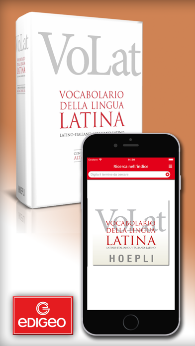 Dizionario Latino Hoepli Screenshot