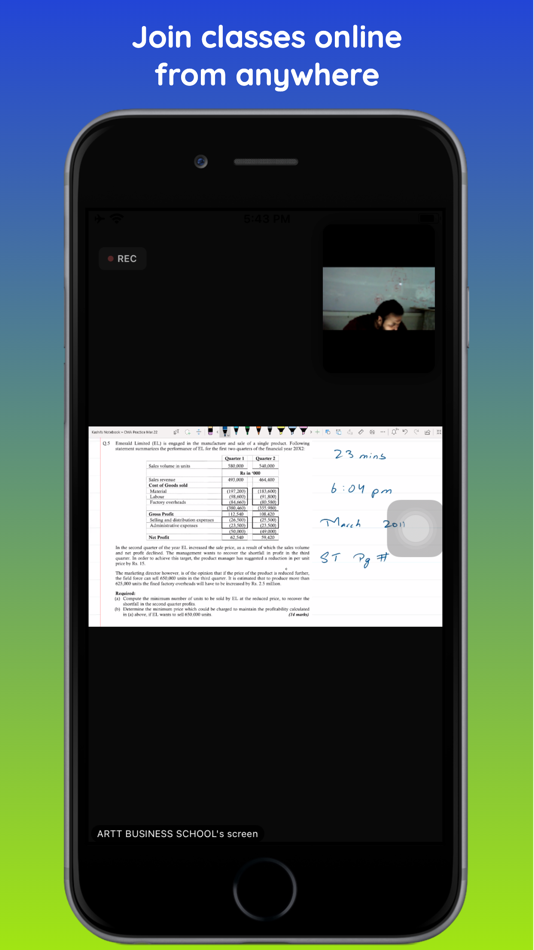#4. ARTT LMS (iOS) Av: Muhammad Ahmed