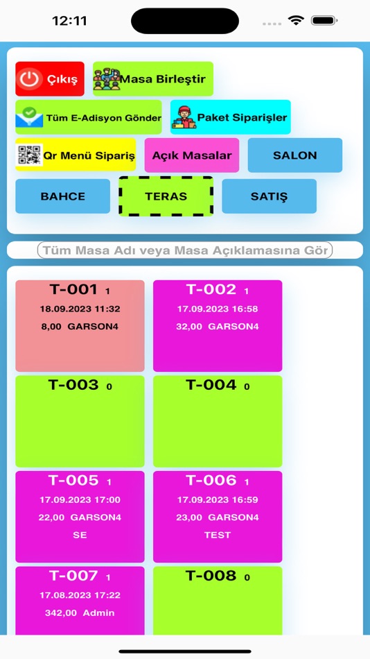#2. Sbs Adisyon (iOS) Podle: EREN GUNEY