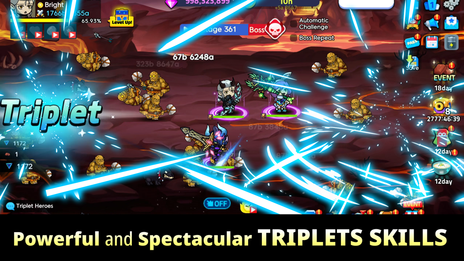 Triplet Heroes: Raising Game - 1.6.2 - (iOS)