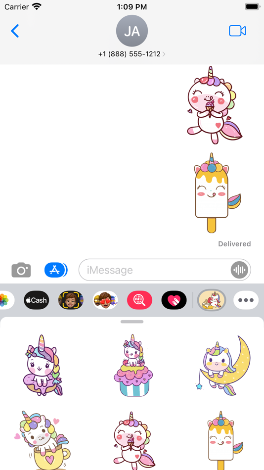 Naughty Unicorn Stickers - 1.1 - (iOS)