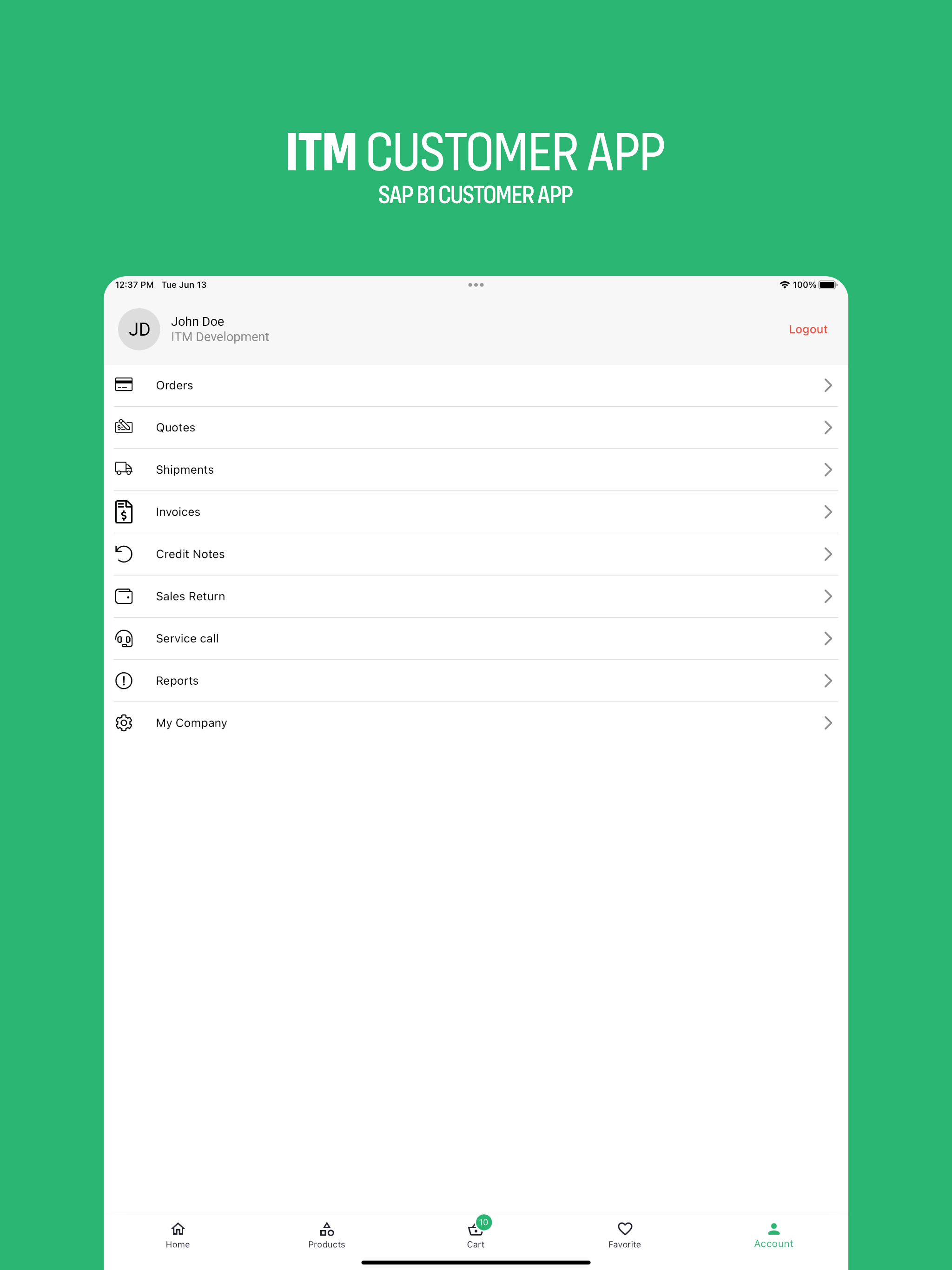 ITM - Customer App