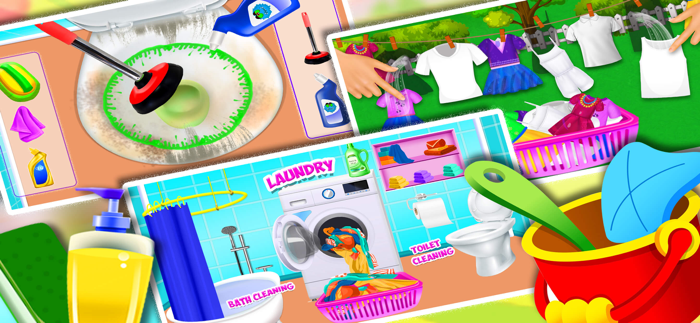 Sweet Baby Girl House Clean