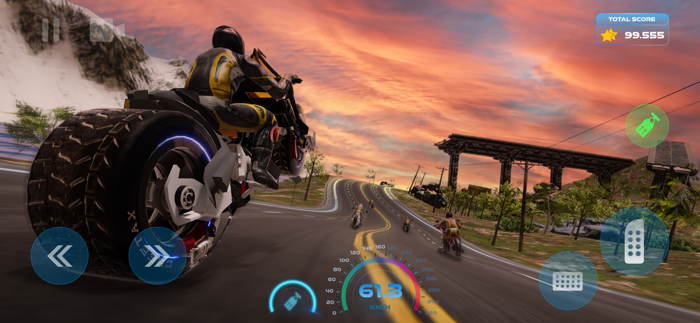 Moto Racer 2044 Game Simulator