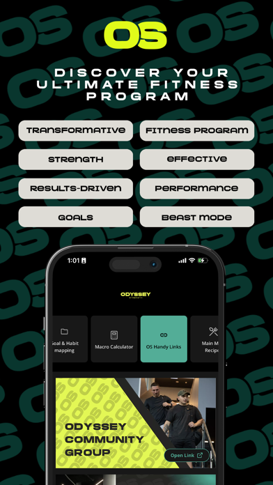 Odyssey Strength App Screenshot