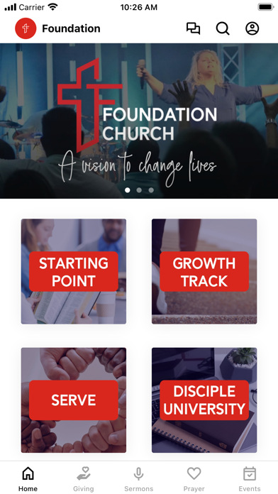 Foundation Bible Church Screenshot