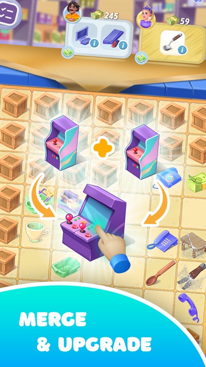 Merge Bosses Shoping Center screenshot-8