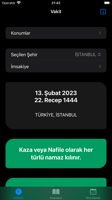 Islam App - Ezan, Kuran, Namaz Screenshot