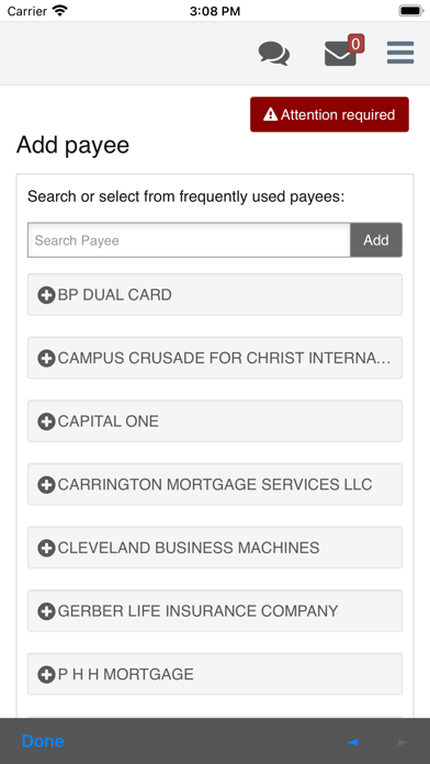 Millennium Bank Mobile Banking Screenshot