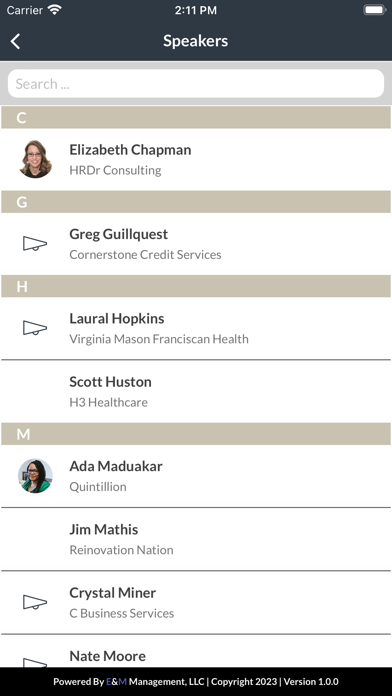 Alaska MGMA Annual Conference Screenshot