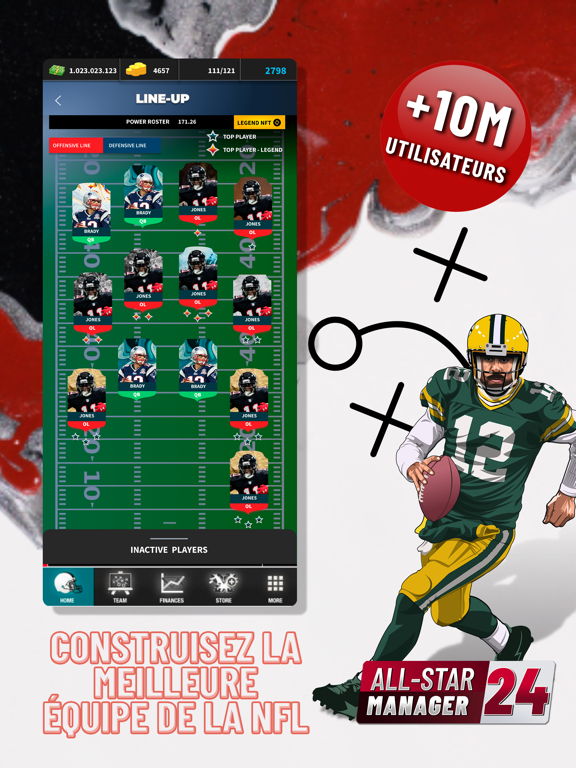 Screenshot #5 pour NFL Players Fantasy Manager 24