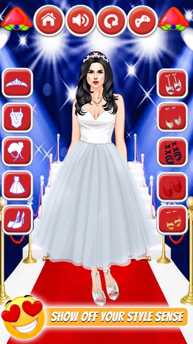 Girls DressUp & MakeOver Game Screenshot