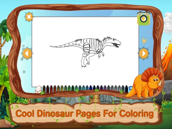 Screenshot #6 pour Jeux Coloriage Dinosaur Pages
