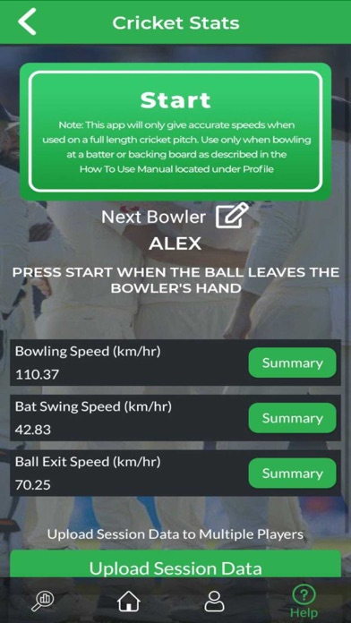 Cricket Stats App Screenshot