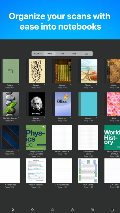 Notes Scanner - PDF & OCR Screenshots